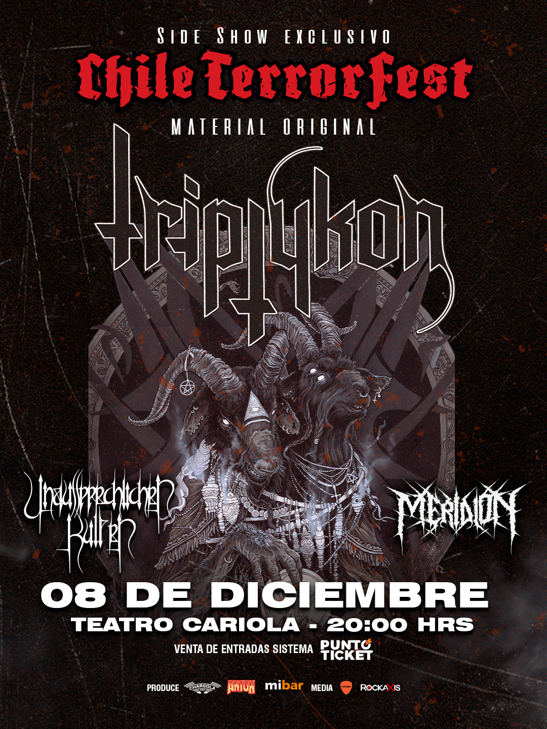 Triptykon protagonizará exclusivo sideshow de Chile TerrorFest